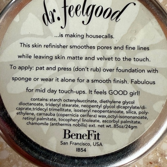 Benefit Dr. Feelgood Skin Refresher Balm .84oz - Picture 12 of 15